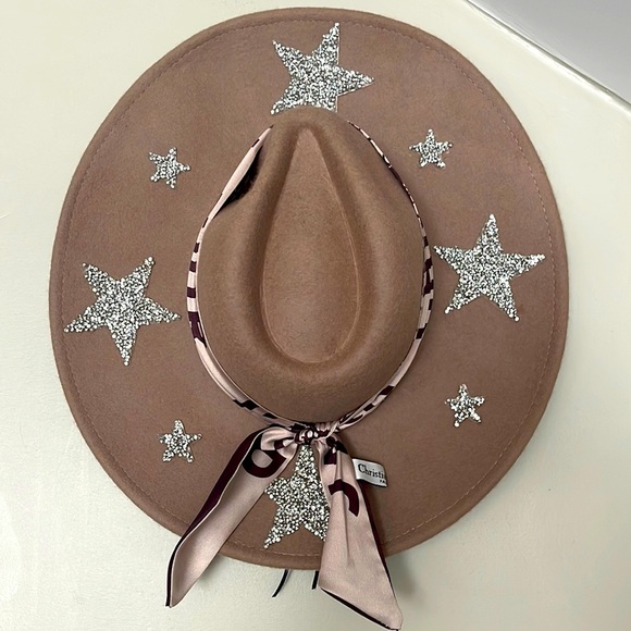 GB ORIGINAL!!The "Star" Cameron Wool Hat in Taupe Brand New - Picture 6 of 12